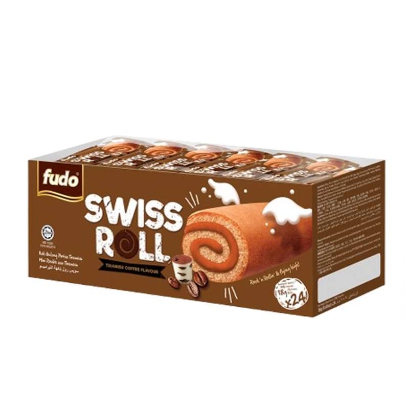 Fudo Swiss Roll Cake - Tiramisu Coffee