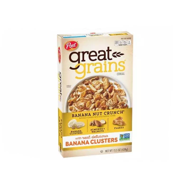 Post Great Grains Cereal - Banana Nut Crunch