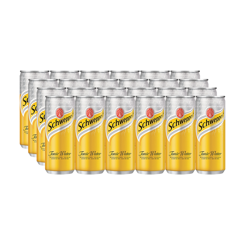 Schweppes Carbonated Can Drink - Tonic Water (Vietnam)