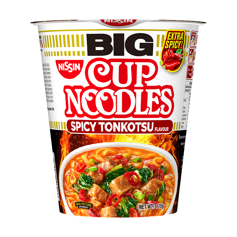 Nissin Big Instant Cup Noodles - Spicy Tonkotsu
