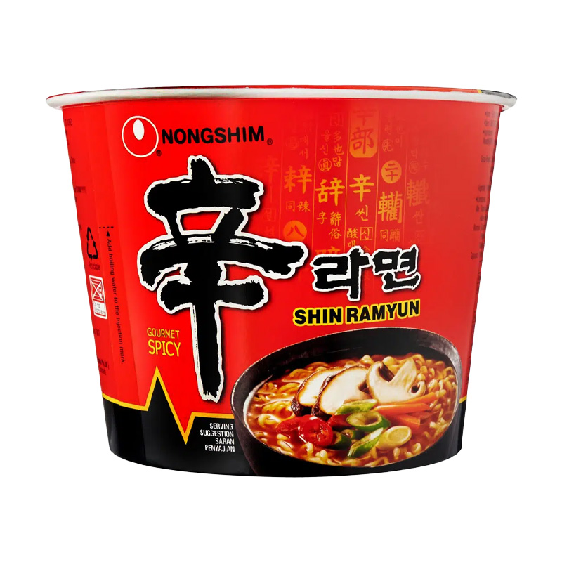 Nongshim Instant Bowl Noodle - Spicy Mushroom