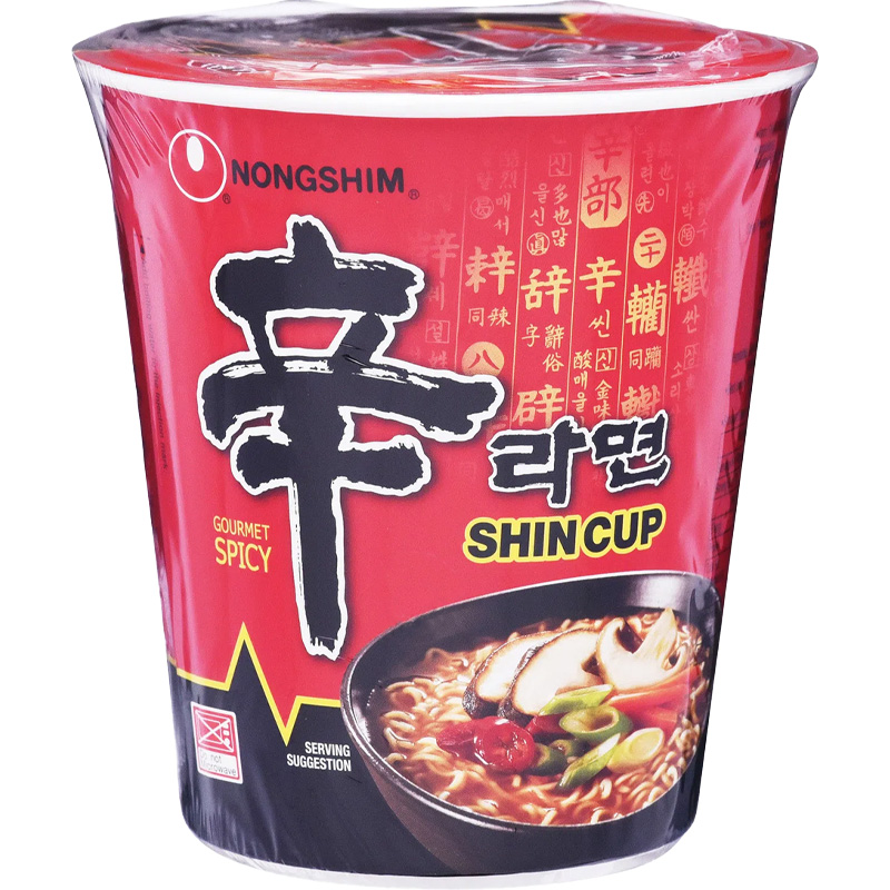 Nongshim Instant Cup Noodle - Spicy Mushroom