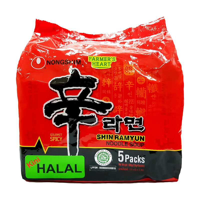 Nongshim Shin Ramyun Instant Noodle - Spicy Mushroom (Halal)