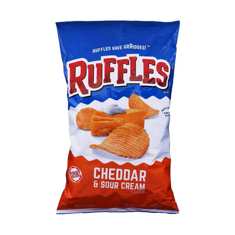 Ruffles Potato Chips - Cheddar & Sour Cream