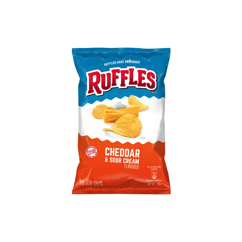 Ruffles Potato Chips - Cheddar & Sour Cream