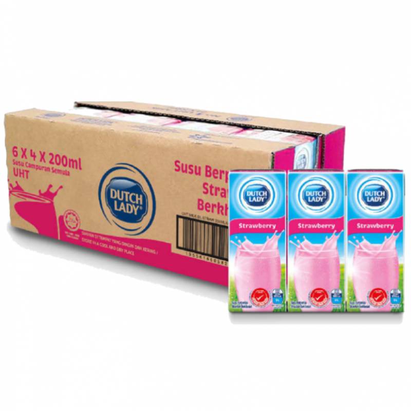 Dutch Lady UHT - Strawberry Milk