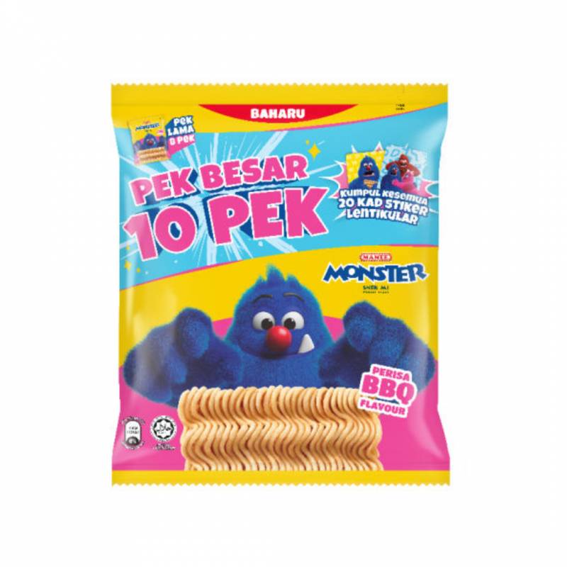 Mamee Monster Noodle Snack Family Pack - BBQ