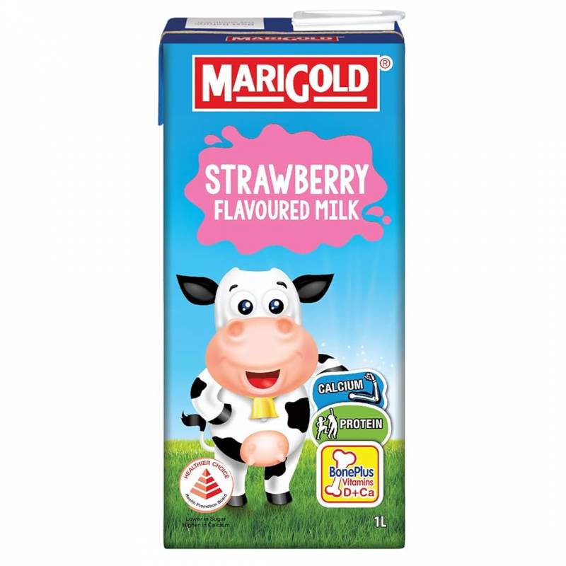 Marigold UHT Packet Milk - Strawberry