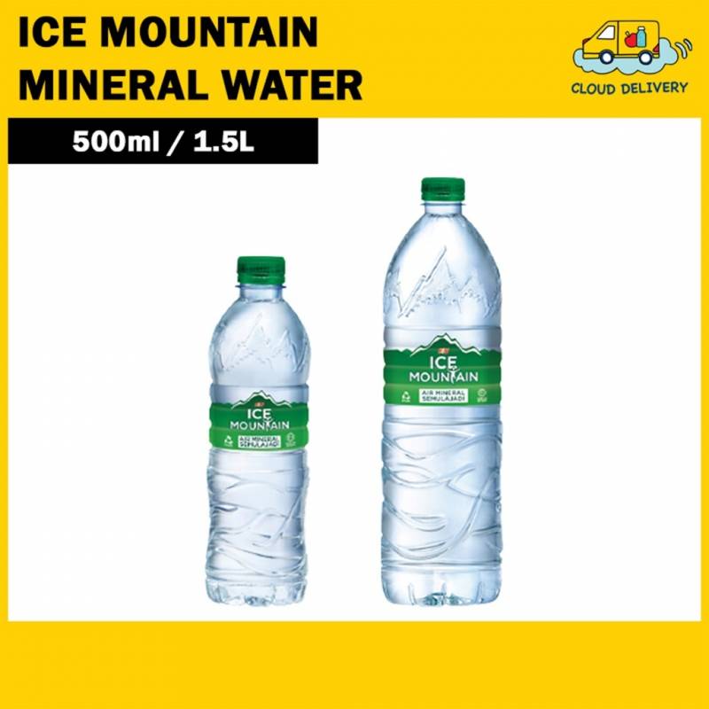 [Bundle of 2] Ice Mountain Mineral Water (500ml / 1.5L)