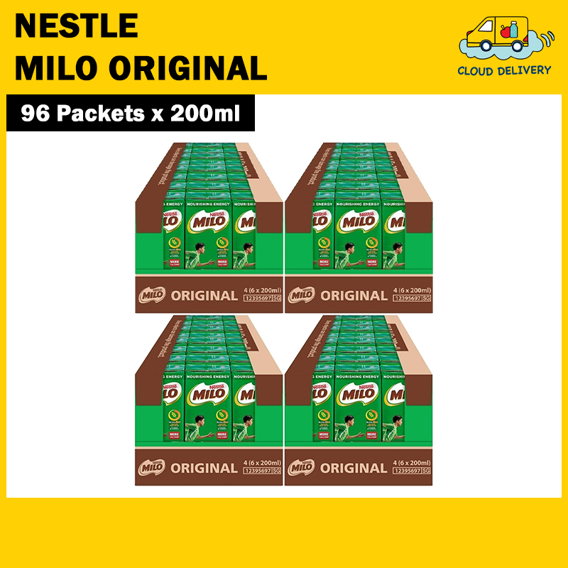 [Bundle of 4] Nestle Milo Packet Drink (24 x 200ml) - Expiry 27 May 2027