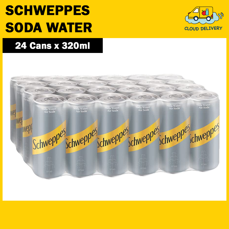 Schweppes Soda Water (24 x 320ml)