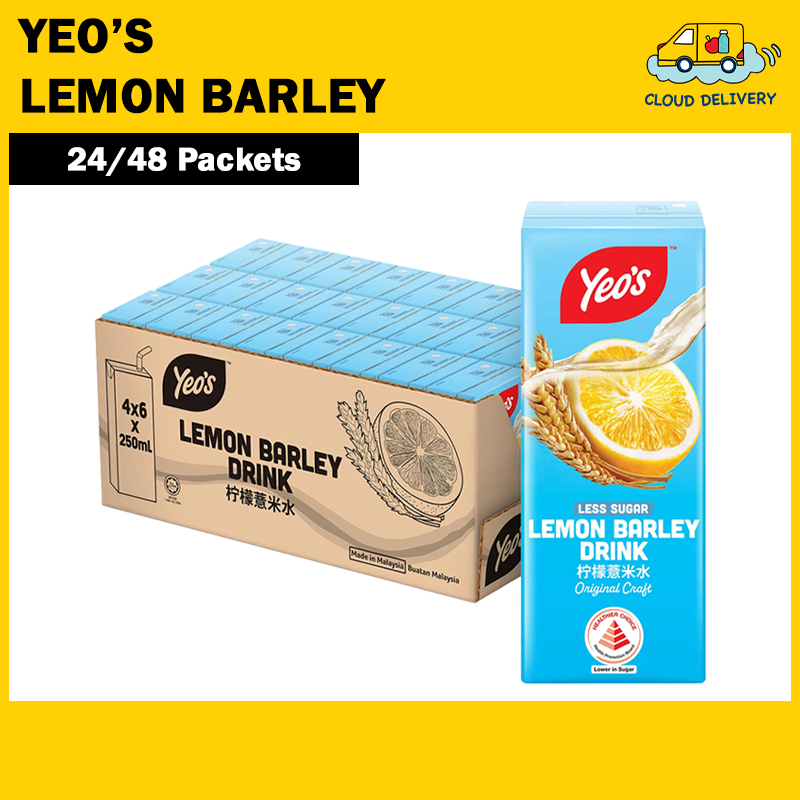 Yeo's Lemon Barley Packet (24 x 250ml)