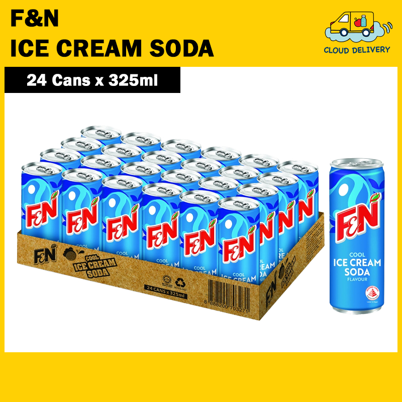 [BCRS] F&N Can Drink - Ice Cream Soda (24 x 325ml) - Expiry 12 Jan 2027