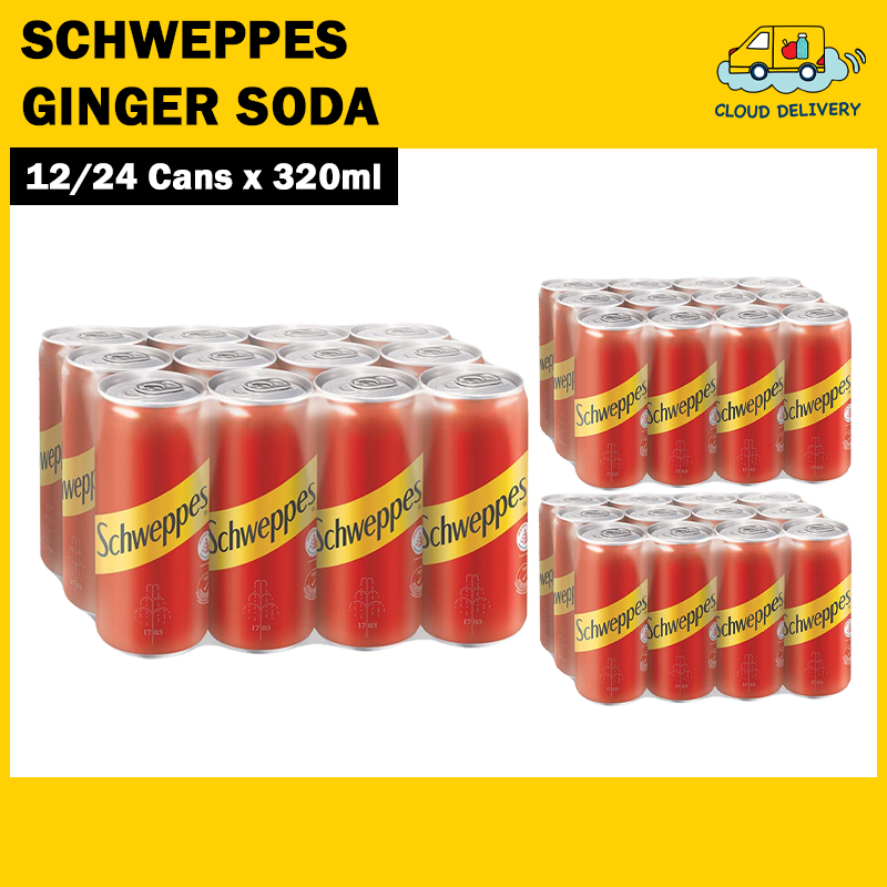 Schweppes Ginger Soda (12 x 320ml / 24 x 320ml)