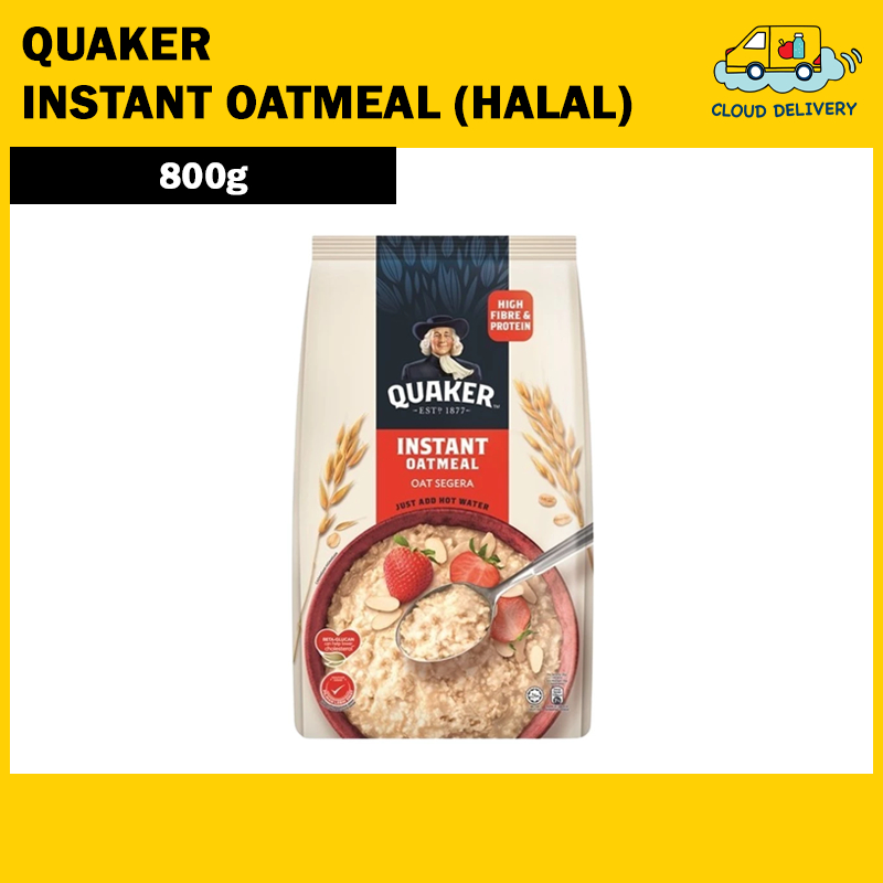 Quaker Instant Oatmeal 800g (Halal)
