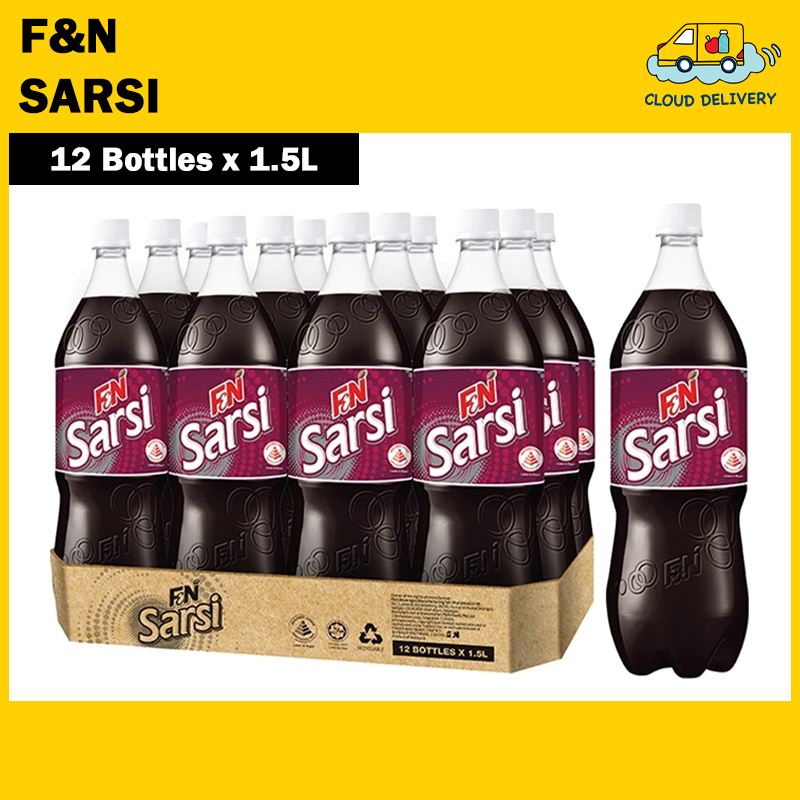 F&N Bottled Drink - Sarsi (12 x 1.5L)