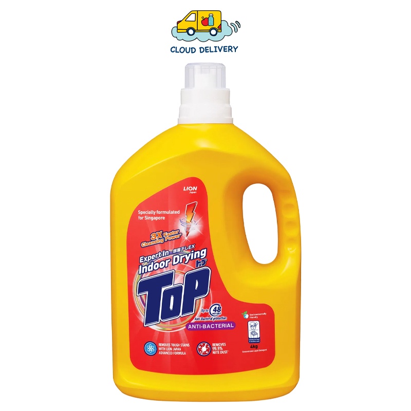 Top Concentrated Liquid Detergent Bottle - Anti-Bacterial 4KG