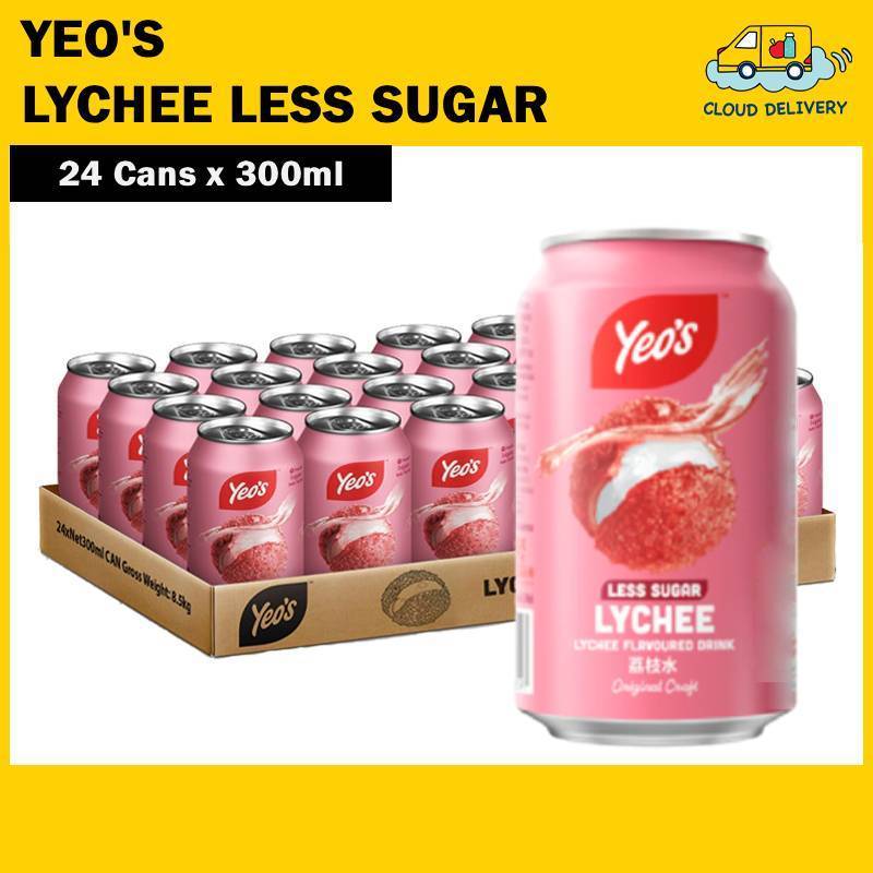 Yeo's Lychee Can (24 x 300ml)