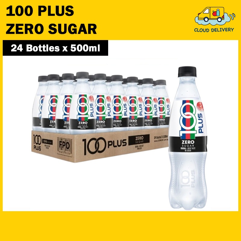 100 Plus Zero Sugar Bottle (24 x 500ml)