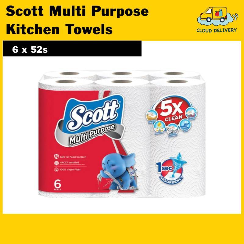 Scott Multi Purpose Kitchen Towels (6 x 52s)
