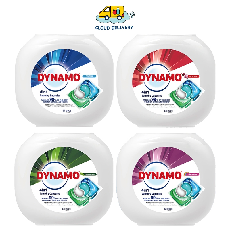 Dynamo 4 in 1 Laundry Capsules 52 Pods