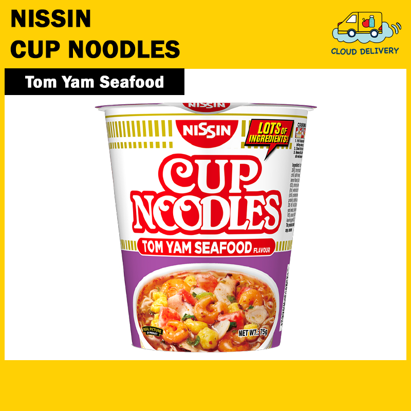 Nissin Instant Cup Noodles - Tom Yam Seafood