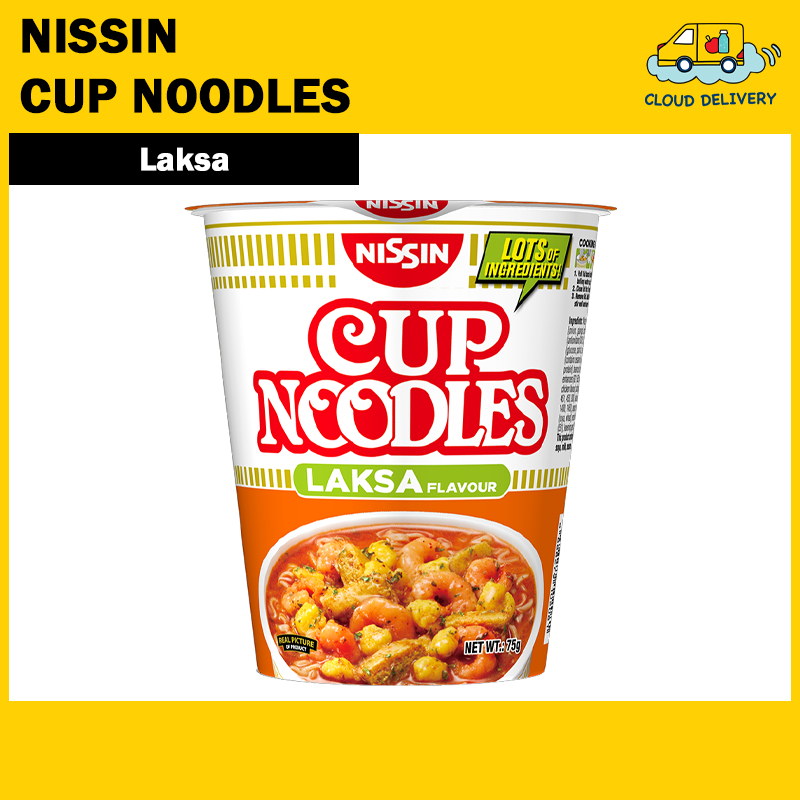 Nissin Instant Cup Noodles - Laksa Flavour