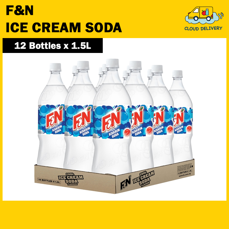 F&N Bottled Drink - Ice Cream Soda (12 x 1.5L)