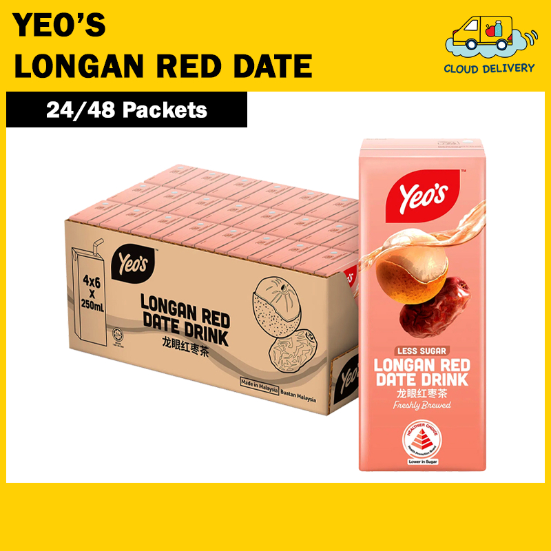 Yeo's Longan Red Date Packet (24 x 250ml)