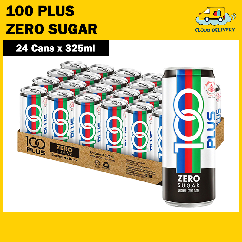 [BCRS] 100 Plus Zero Sugar Can (24 x 325ml) - Expiry 22 Jan 2027