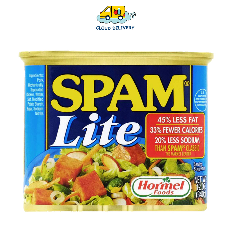 Hormel Spam Luncheon Meat - Lite 340g - Expiry JULY 2023