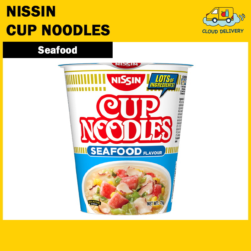 Nissin Instant Cup Noodles - Seafood Flavour