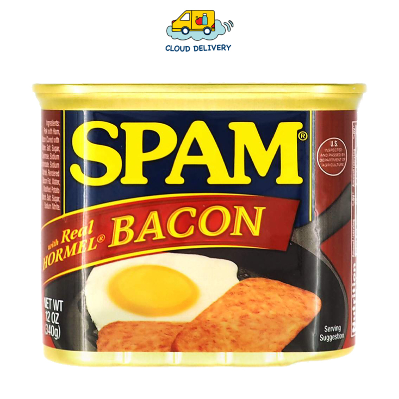 Hormel Spam Luncheon Meat - Hormel Bacon 340g - Expiry July 2023