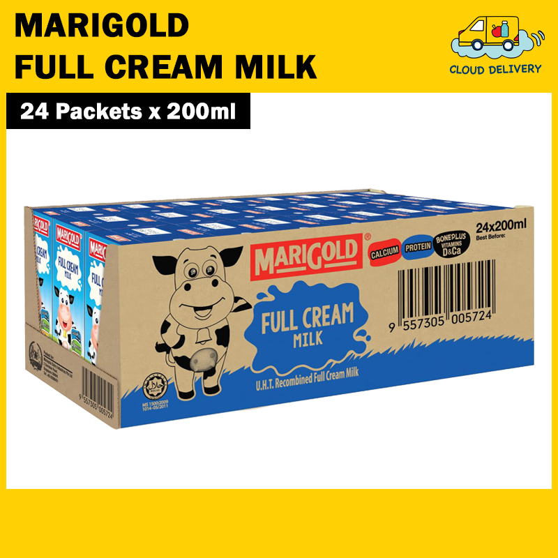 Marigold UHT Milk - Full Cream (24 x 200ml)