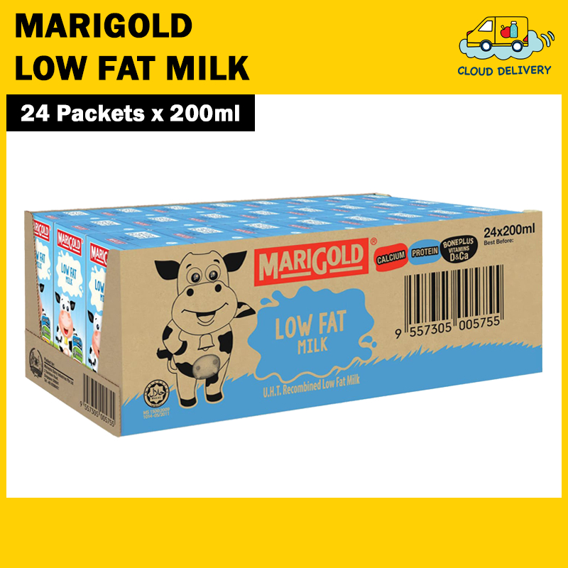 Marigold UHT Milk - Low Fat (24 x 200ml)
