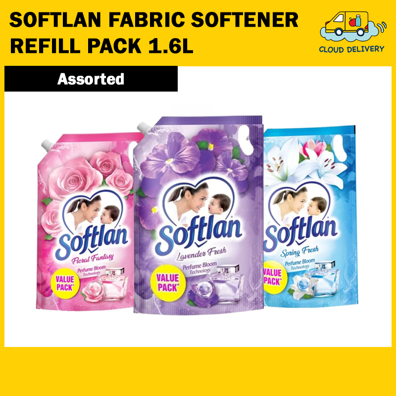 Softlan Fabric Softener Refill Pack 1.6L