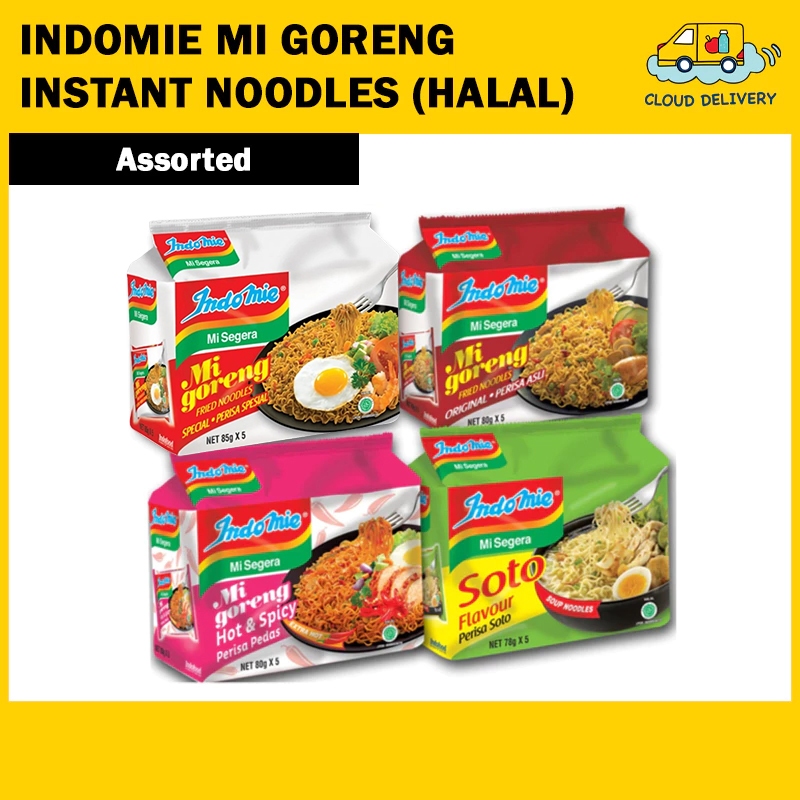 Indomie Mi Goreng Instant Noodles (Halal)