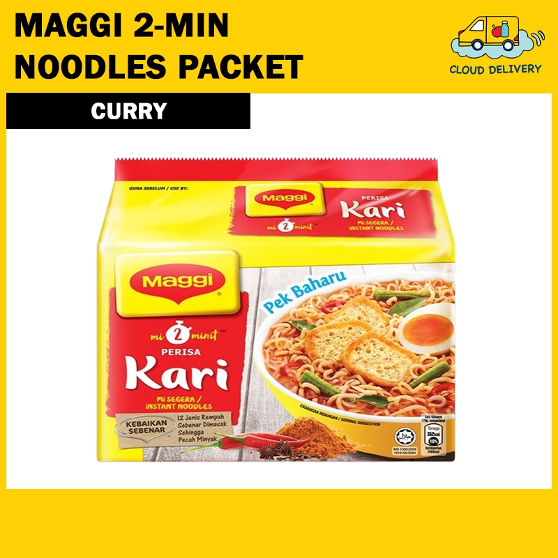Maggi 2-Min Noodles Packet (HALAL) - Curry