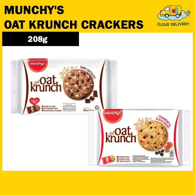 Munchy's Oat Krunch Crackers 208g