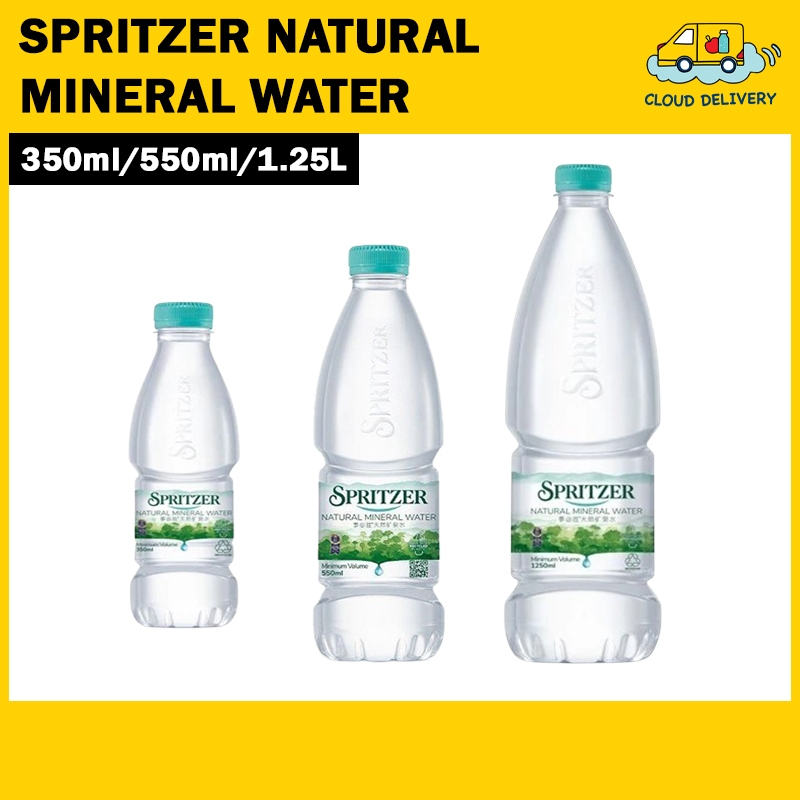 Spritzer Natural Mineral Water (350ml / 550ml / 1.25L)
