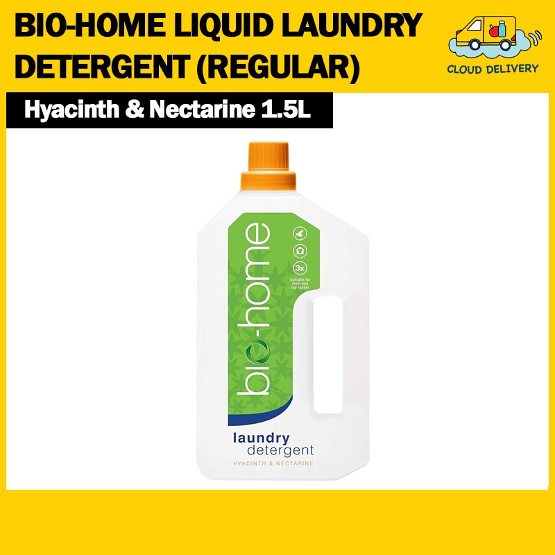 Bio-home Liquid Laundry Detergent (Regular) - Hyacinth & Nectarine 1.5L