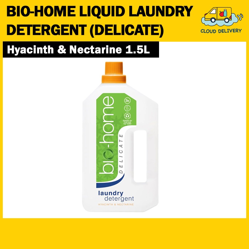 Bio-home Liquid Laundry Detergent (Delicate) - Hyacinth & Nectarine 1.5L