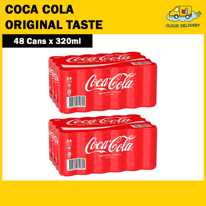 [BCRS] [Bundle of 2] Coke Coca Cola Original Taste - Less Sugar (24 x 320ml)