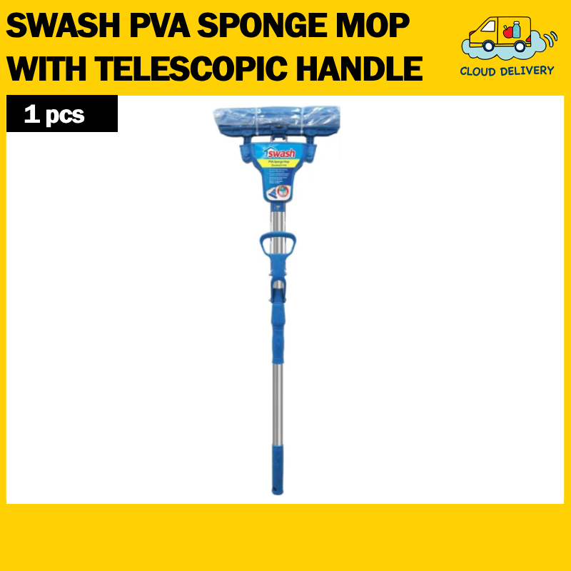Swash PVA Sponge Mop with Telescopic Handle