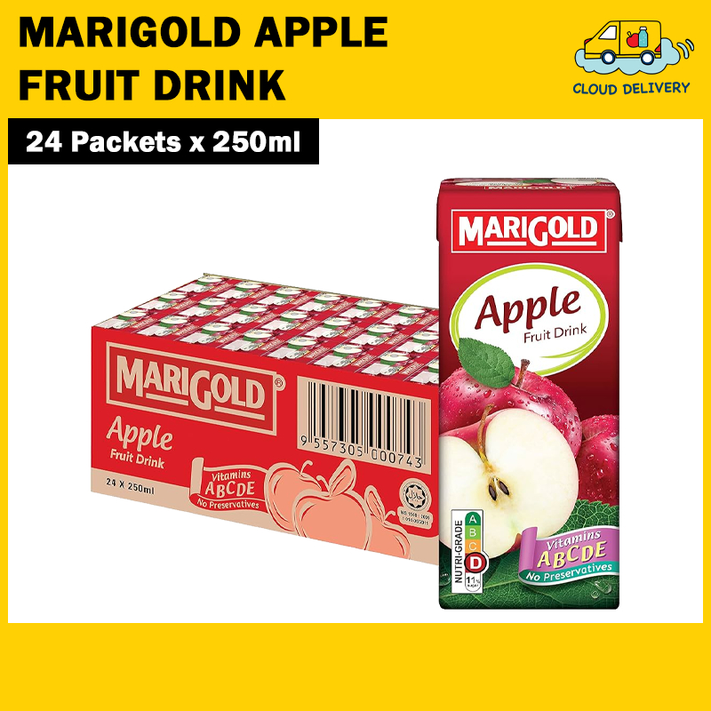 Marigold Fruit Drink (24 x 250ml) - Apple