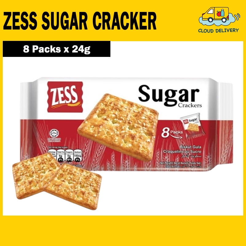 Zess Sugar Crackers , 8 Packs