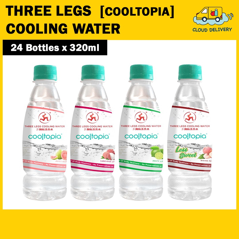 Three Legs Cooling Water Cooltopia (24 x 320ml)