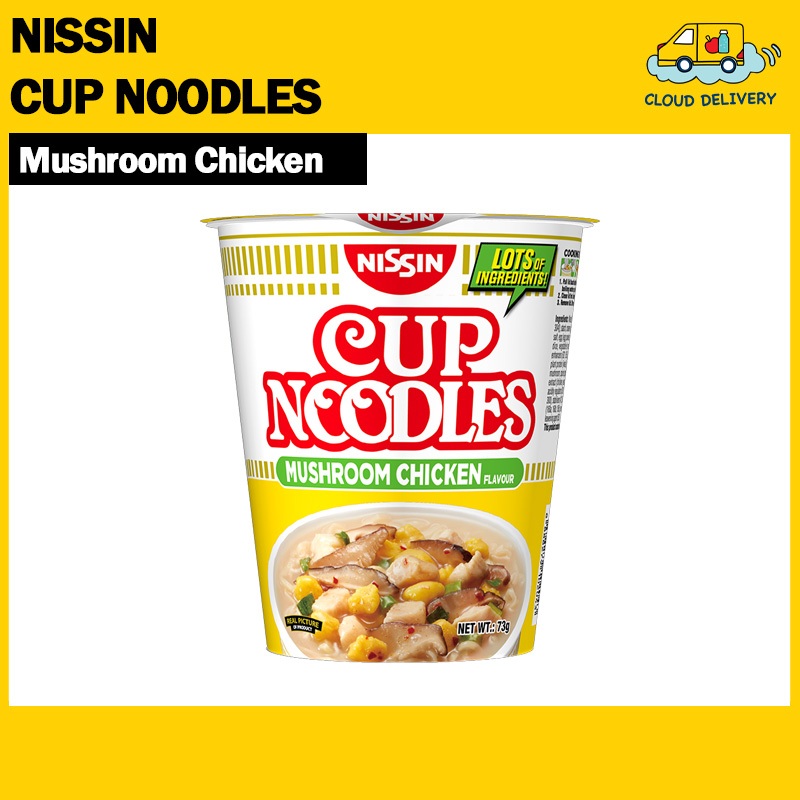 Nissin Instant Cup Noodles - Mushroom Chicken