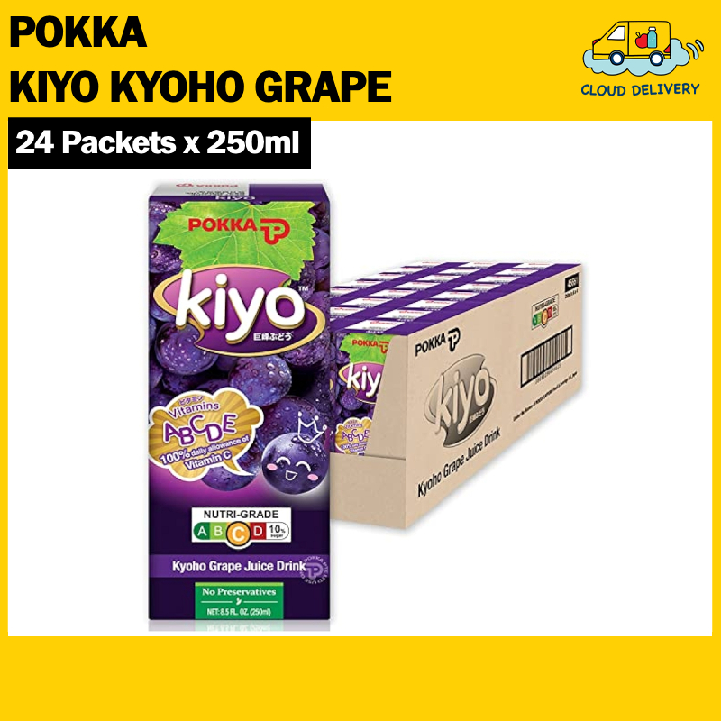 Pokka Kiyo Kyoho Grape Packet (24 x 250ml)