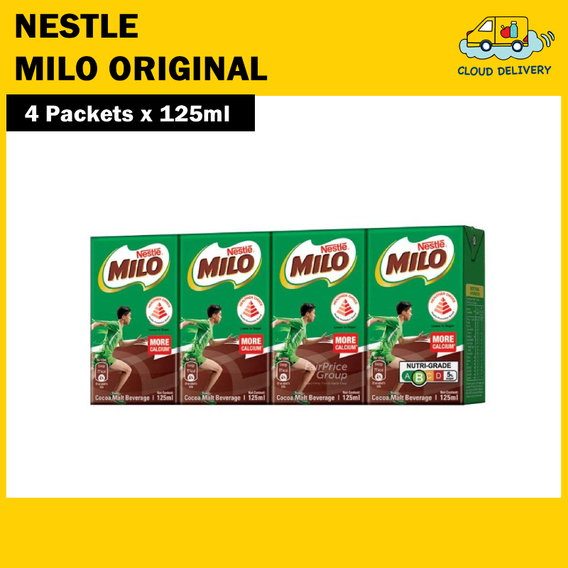 Nestle Milo Packet Drink 4 x 125ml